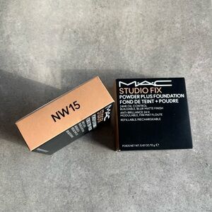 MAC Cosmetics Studio Fix Powder Plus Foundation Shade “NW15” Quantity of Two